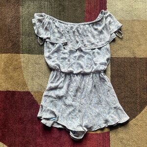 Floral Off-Shoulder Romper